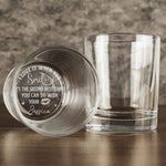 With You, Love Feels Easy - Couple Personalized Custom Whiskey Glass - Gift For Husband Wife, Anniversary