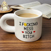 Never Too Far To Have Coffee Together - Bestie Personalized Custom Chunky Mug - Gift For Best Friends, BFF, Sisters