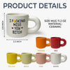 Never Too Far To Have Coffee Together - Bestie Personalized Custom Chunky Mug - Gift For Best Friends, BFF, Sisters