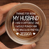 My Favorite Part Of My Day Is You - Couple Personalized Custom Whiskey Glass - Gift For Husband Wife, Anniversary