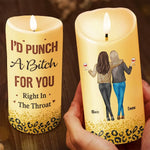 Having Fun Is The Best Way To Spend A Day - Bestie Personalized Custom LED Candle - Christmas Gift For BFF, Best Friends, Sisters