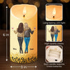 Having Fun Is The Best Way To Spend A Day - Bestie Personalized Custom LED Candle - Christmas Gift For Best Friends, BFF, Sisters