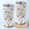 Hold Our Tiny Hands For Just A Little While, But Our Hearts Forever - Family Personalized Custom 3D Inflated Effect Printed Tumbler - Gift For Mom, Grandma