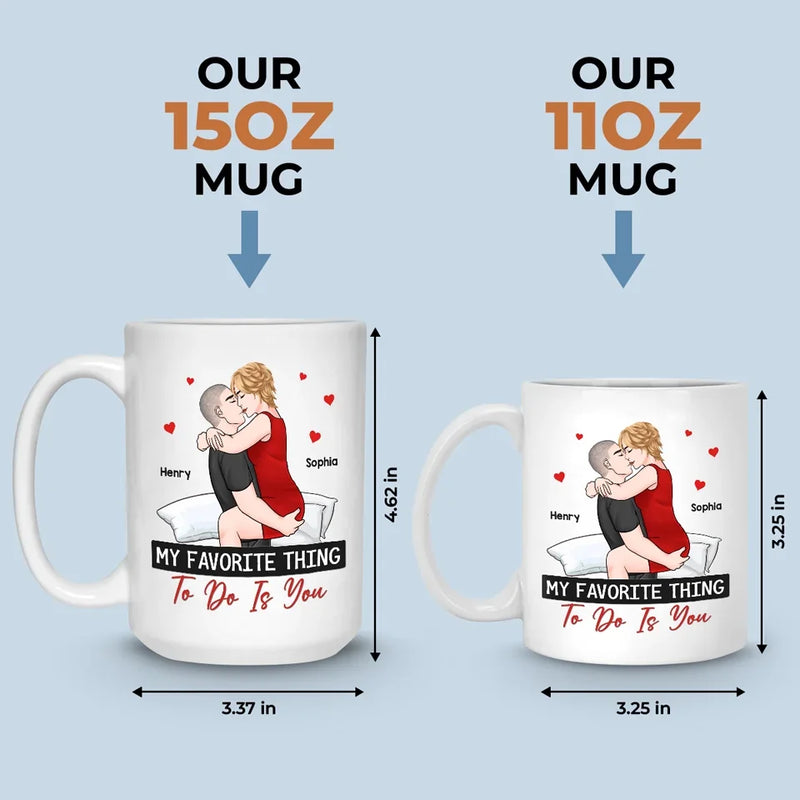 Your Kiss Is The Language My Heart Speaks - Couple Personalized Custom Mug - Christmas Gift For Husband Wife, Anniversary