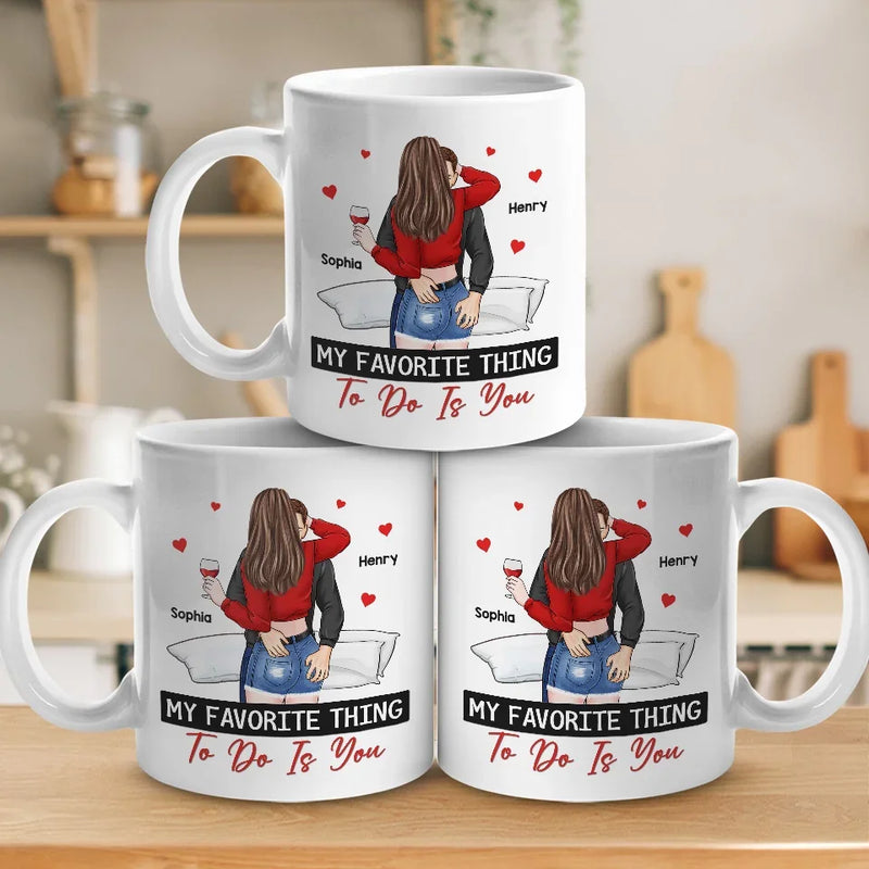 A Kiss Is Our Love’s Silent Promise - Couple Personalized Custom Mug - Christmas Gift For Husband Wife, Anniversary