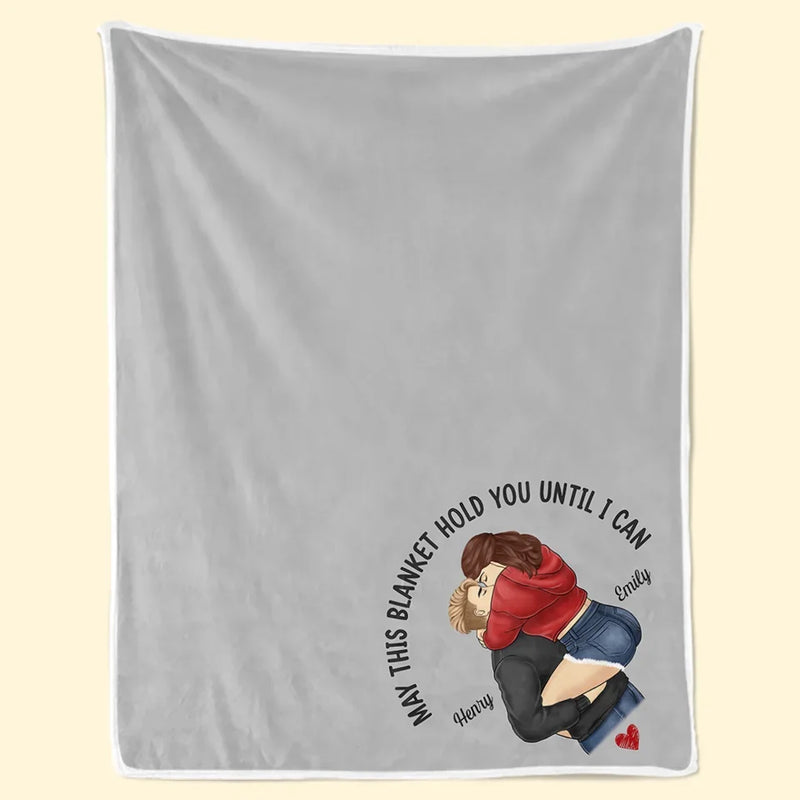 Forever Starts With Us - Couple Personalized Custom Blanket - Christmas Gift For Husband Wife, Anniversary, Long Distance Relationship