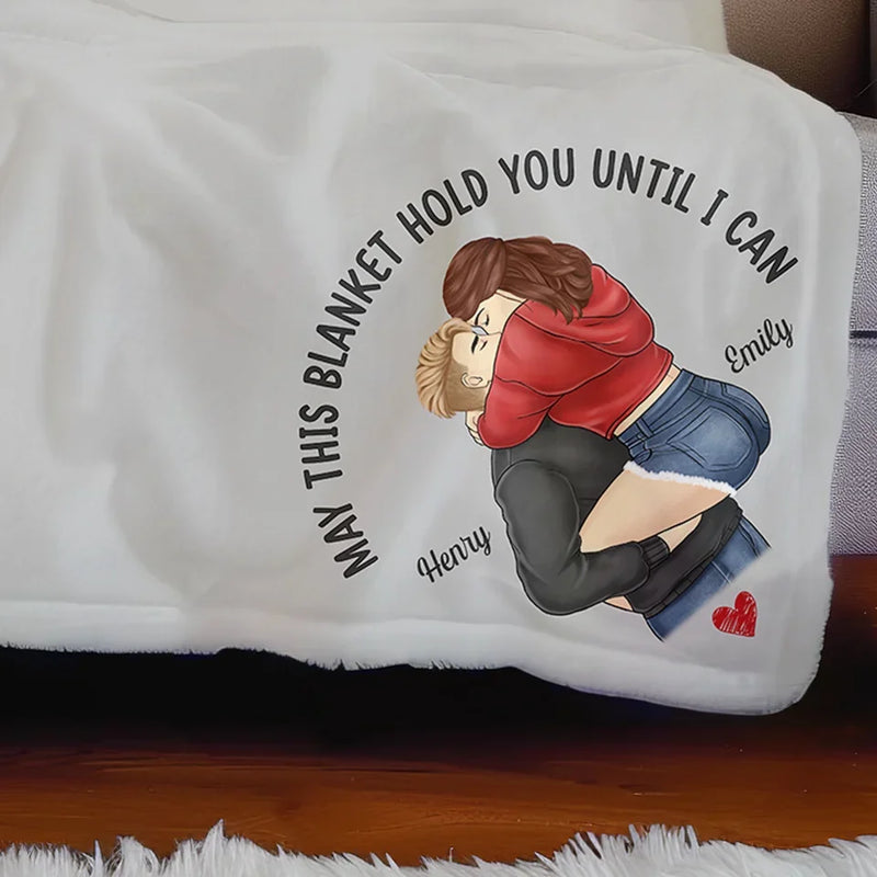 Forever Starts With Us - Couple Personalized Custom Blanket - Christmas Gift For Husband Wife, Anniversary, Long Distance Relationship