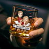 Every Touch Whispers Forever - Couple Personalized Custom Whiskey Glass - Gift For Husband Wife, Anniversary