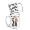 Our Vibe Is Unmatched - Bestie Personalized Custom Mug - Christmas Gift For Best Friends, BFF, Sisters