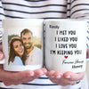 Custom Photo It Started With You And Stays With You - Couple Personalized Custom Mug - Gift For Husband Wife, Anniversary