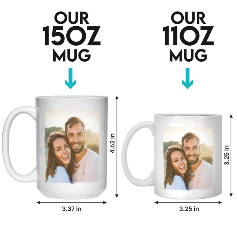 Custom Photo It Started With You And Stays With You - Couple Personalized Custom Mug - Gift For Husband Wife, Anniversary