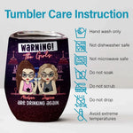 Custom Name Funny Girls' Night Gifts for Women - Personalized Wine Tumbler