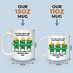 Work Friends Make My Heart Happy - Coworker Personalized Custom Mug - Gift For Coworkers, Work Friends, Colleagues