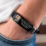 Custom Photo I Will Carry You With Me Until I See You Again - Memorial Personalized Custom Bracelet - Sympathy Gift For Family Members