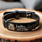 Custom Photo Couple Gifts - Personalized Bracelet