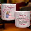 N'oublie jamais que je t'aime - Tasse en marbre personnalisée pour la famille - Cadeau pour fille, petite-fille