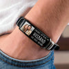 Custom Photo Congrats On Being My Husband - Couple Personalized Custom Bracelet - Gift For Husband Wife, Anniversary