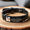 Custom Photo You Caught My Eye And My Heart - Couple Personalized Custom Bracelet - Gift For Husband Wife, Anniversary