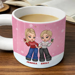 Custom Name Funny Christmas Gifts for Besties - Personalized Chunky Mug