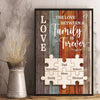Together We Make A Family - Family Personalized Custom Vertical Poster - Gift For Family Members
