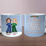 Custom Name Funny Christmas Gifts for Besties - Personalized Chunky Mug