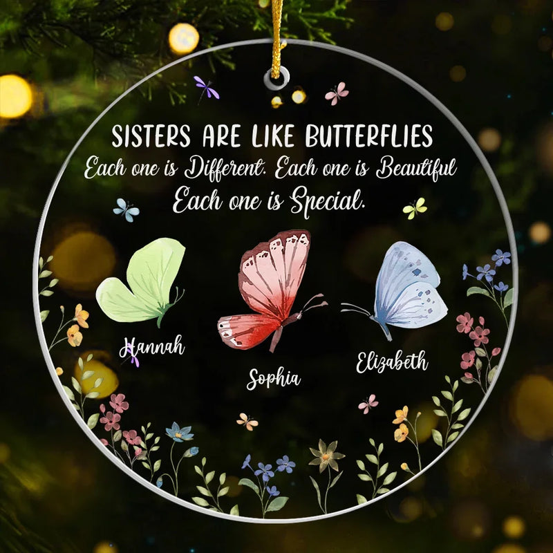 Good Friends And Good Times - Bestie Personalized Custom Ornament - Acrylic Custom Shaped - Gift For Best Friends, BFF, Sisters