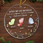 Good Friends And Good Times - Bestie Personalized Custom Ornament - Acrylic Custom Shaped - Gift For Best Friends, BFF, Sisters