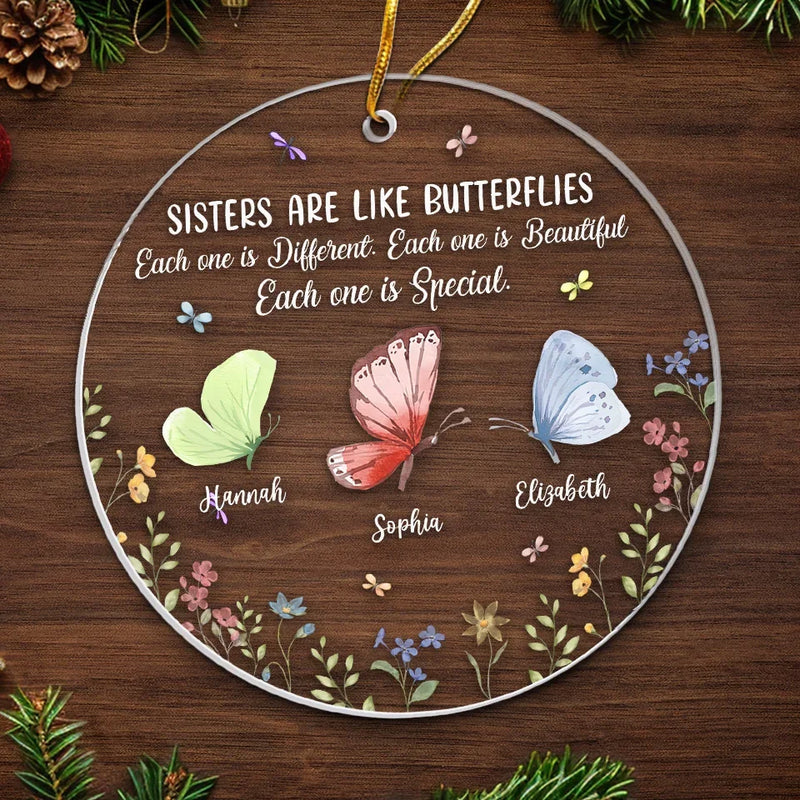 Good Friends And Good Times - Bestie Personalized Custom Ornament - Acrylic Custom Shaped - Gift For Best Friends, BFF, Sisters
