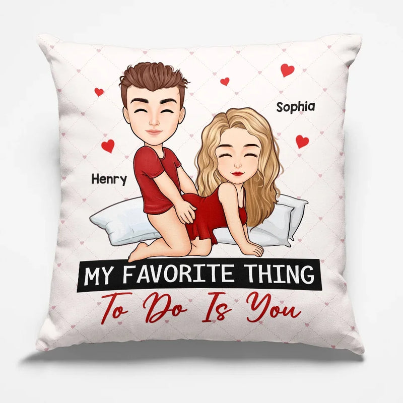 In Your Touch, I Feel Forever - Couple Personalized Custom Pillow - Gift For Husband Wife, Anniversary