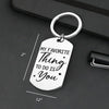 Forever Isn't Long Enough For My Love - Couple Personalized Custom Keychain - Gift For Husband Wife, Anniversary