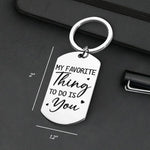 Forever Isn't Long Enough For My Love - Couple Personalized Custom Keychain - Gift For Husband Wife, Anniversary