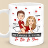 My Love For You Reaches Beyond Measure - Couple Personalized Custom 3D Inflated Effect Printed Mug - Gift For Husband Wife, Anniversary