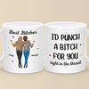 Bestie Bond Is Unbreakable - Bestie Personalized Custom Mug - Gift For Best Friends, BFF, Sisters