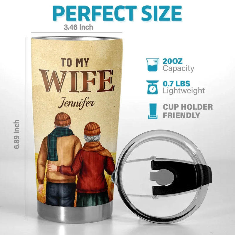 In You, I’ve Found My Home - Couple Personalized Custom Tumbler - Gift For Husband Wife, Anniversary