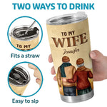 In You, I’ve Found My Home - Couple Personalized Custom Tumbler - Gift For Husband Wife, Anniversary