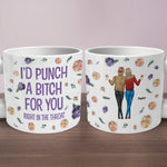 Partner In Crime - Bestie Personalized Custom Chunky Mug - Gift For Best Friends, BFF, Sisters
