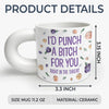 Partner In Crime - Bestie Personalized Custom Chunky Mug - Gift For Best Friends, BFF, Sisters