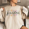 Her Love Shines Brighter Than The Stars - Family Personalized Custom Unisex Sweatshirt, Hoodie With Design On Sleeve - Gift For Mom, Grandma