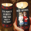 Always Ready To Defend You - Bestie Personalized Custom LED Candle - Gift For Best Friends, BFF, Sisters