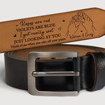 Custom Funny Naughty Couple Gifts - Personalized Engraved Leather Belt
