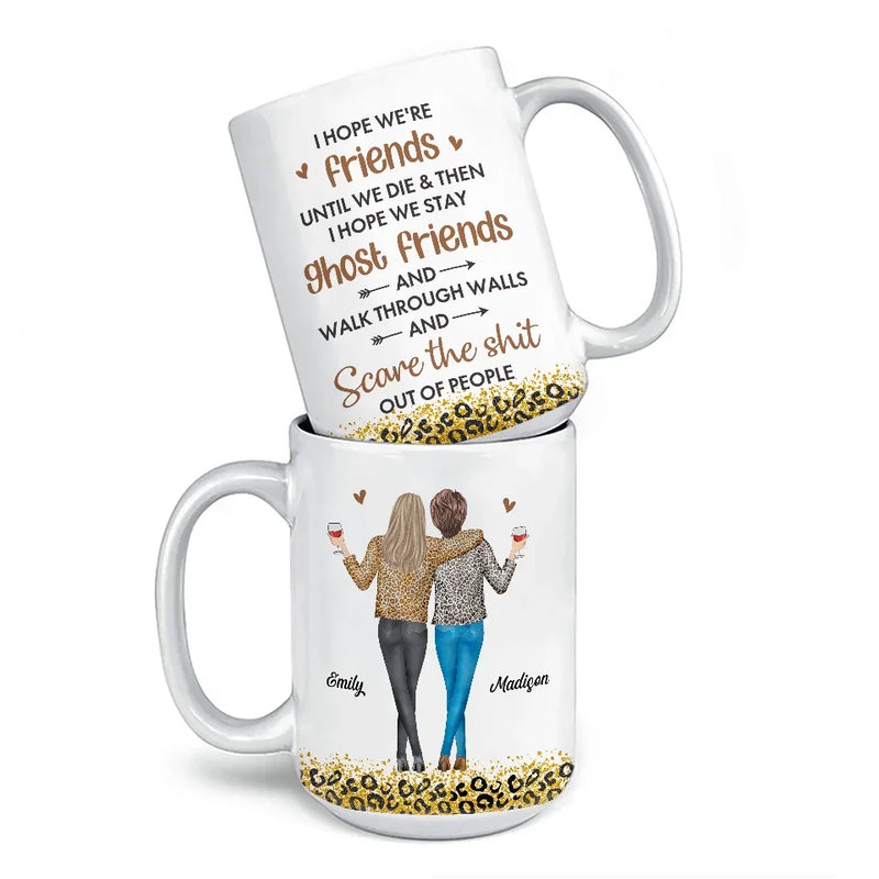 A Best Friend Is A Sister By Choice - Bestie Personalized Custom Mug - Gift For Best Friends, BFF, Sisters
