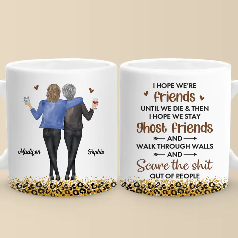 A Best Friend Is A Sister By Choice - Bestie Personalized Custom Mug - Gift For Best Friends, BFF, Sisters