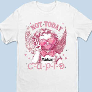 Cupidon a apporté l'amour, mais tu as apporté la joie - T-shirt unisexe personnalisé Bestie, T-shirt premium, sweat à capuche - Cadeau de Saint-Valentin pour meilleures amies, BFF, sœurs