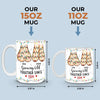 Our Love Is A Beautiful Blend Of Sweetness - Couple Personalized Custom Mug - Gift For Husband Wife, Anniversary