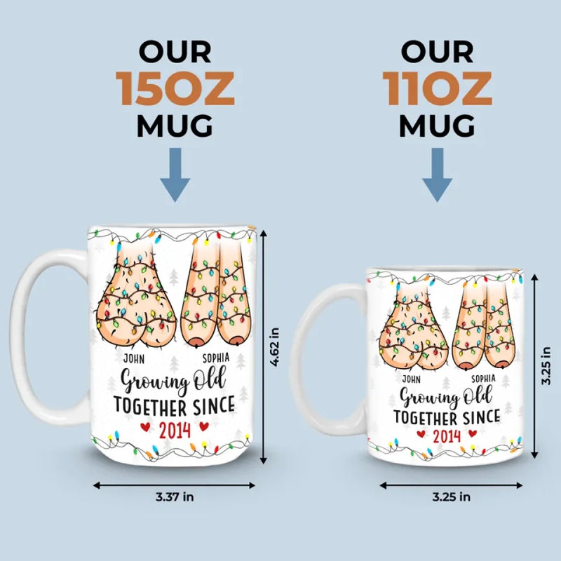 Our Love Is A Beautiful Blend Of Sweetness - Couple Personalized Custom Mug - Gift For Husband Wife, Anniversary