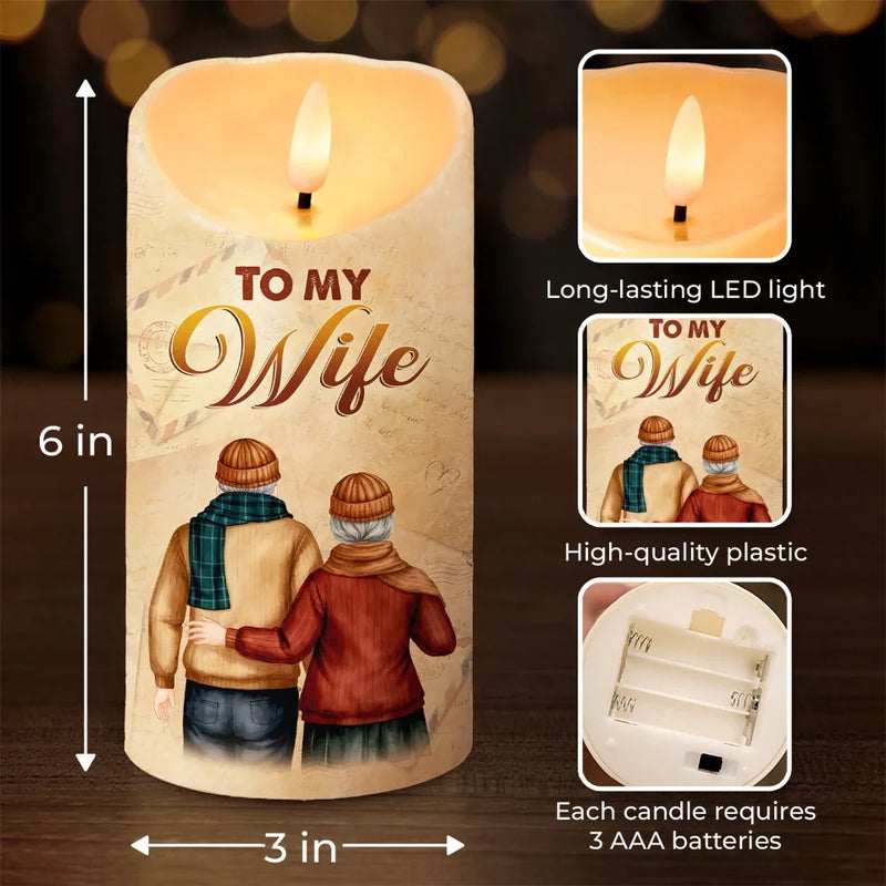 I'd Find You And I'd Choose You - Couple Personalized Custom LED Candle - Gift For Husband Wife, Anniversary