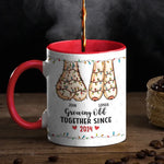 Let's Be Weird And Wonderful Together -  Couple Personalized Custom 3D Inflated Effect Printed Accent Mug - Gift For Husband, Wife, Couple