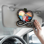 Friendship Is The Strongest Foundation - Bestie Personalized Custom Car Visor Clip - Gift For Best Friends, BFF, Sisters