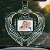 Custom Photo Your Light Will Shine On - Memorial Personalized Custom Car Ornament - Acrylic Custom Shaped - Sympathy Gift For Family Members