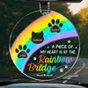 Much Loved Never Forgotten - Memorial Personalized Custom Car Ornament - Acrylic Custom Shaped - Sympathy Gift For Pet Owners, Pet Lovers